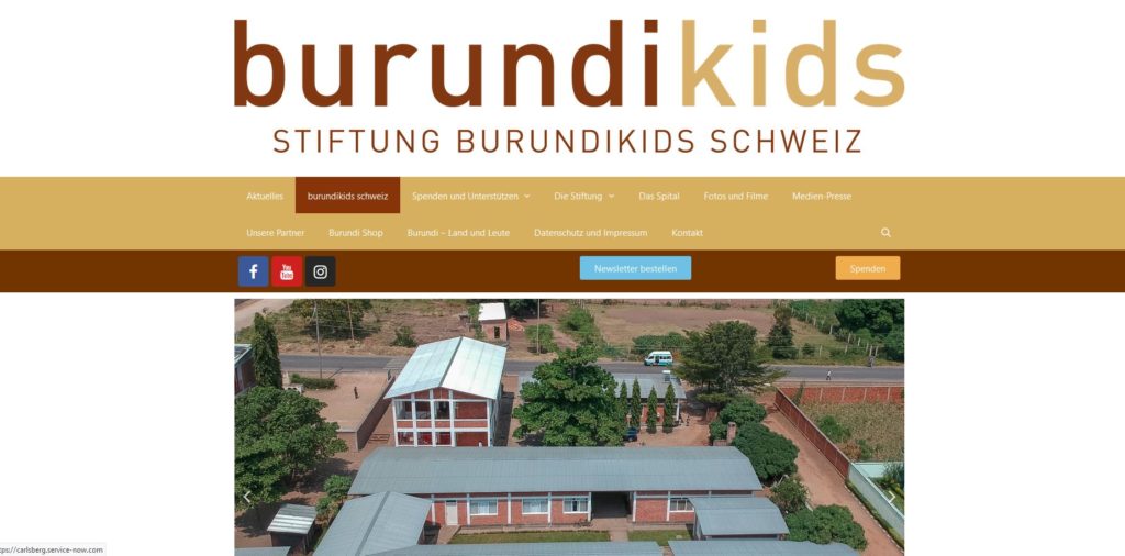 Die neue burundikids webseite