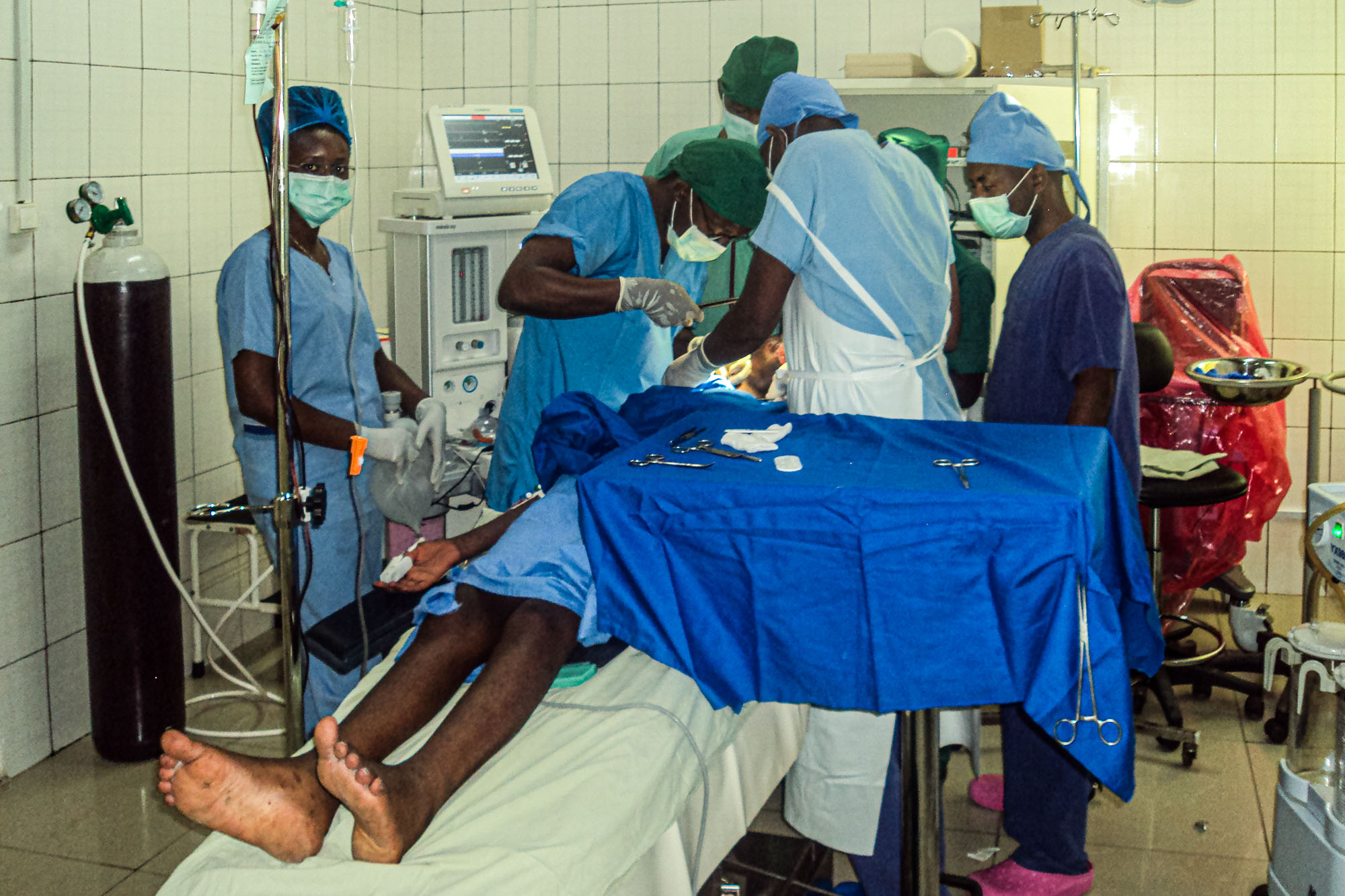 Operation im Spital